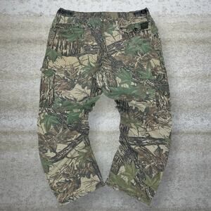 Vintage 90s Realtree Tactical Pants 40x30 Baggy Wide Leg Hunting Camo Cargos USA